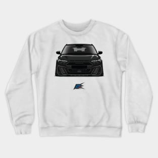 audi a1 black Crewneck Sweatshirt